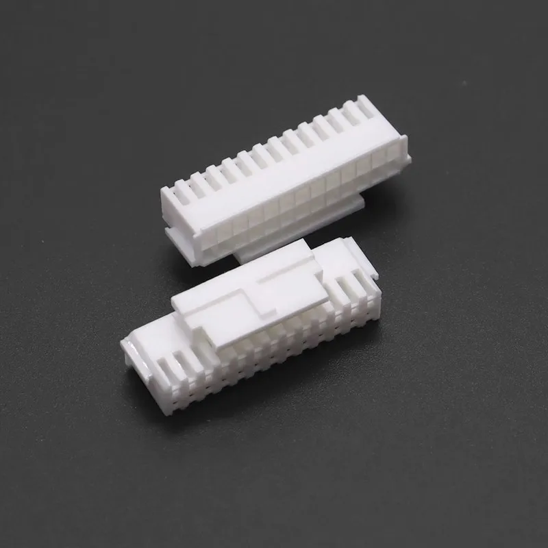 20 piezas PHB2.0mm enchufe de carcasa de plástico doble fila 2X2P/3P/4P/5P/6P/7P/8/9/10/15 Pin 2,0mm hebilla carcasa de plástico conector de paso de 2,0mm - imagen 4