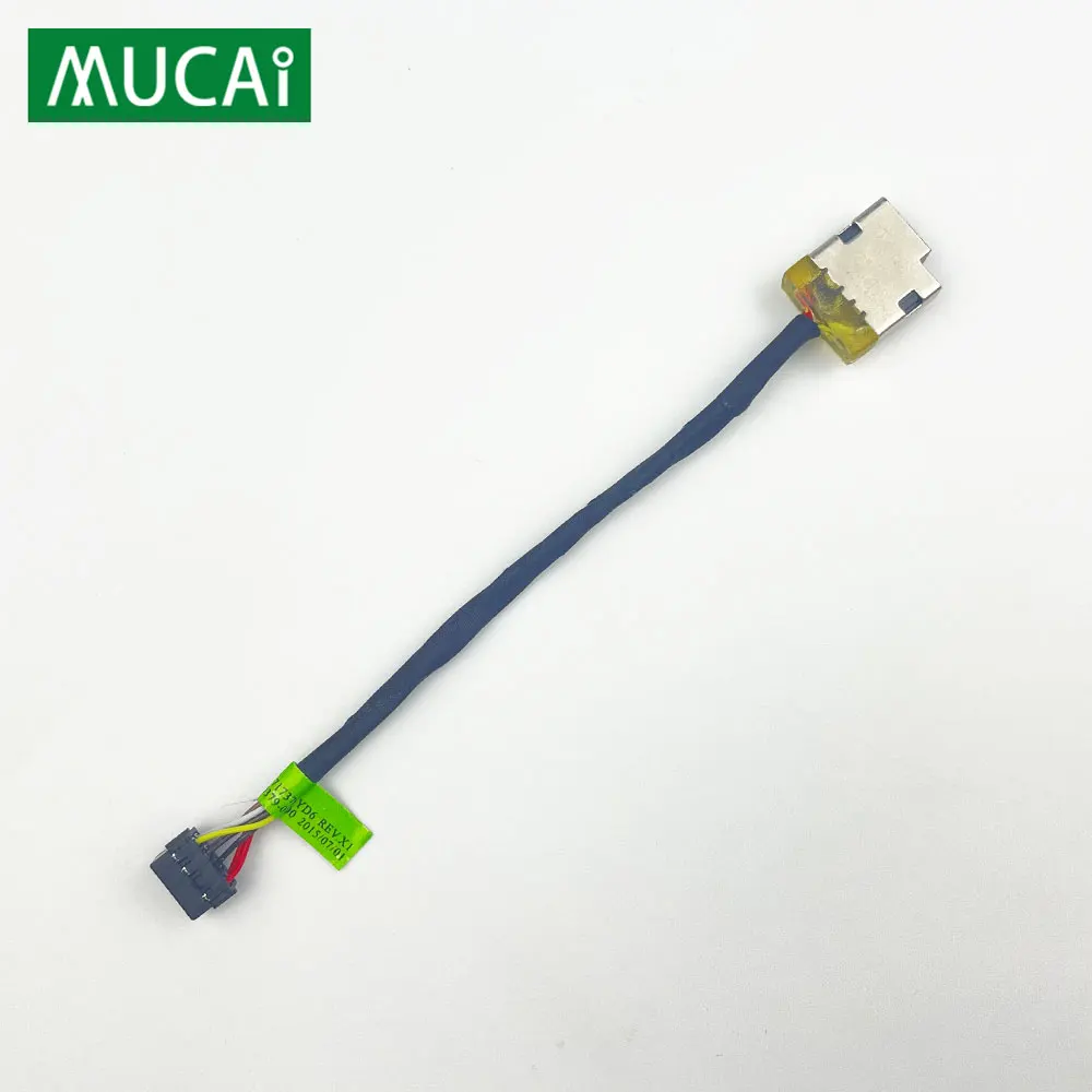 Conector de alimentación DC con cable para portátil HP pavilion 210, 215, G1, 14-K, 11-E, 11-E015DX, Cable flexible de DC-IN, 717370-YD6, 717370-FD6