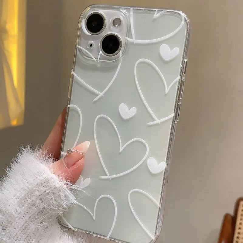 Funda de teléfono con patrón de corazón de amor para Huawei Honor 90 Lite X9A 5G X9B X8B X7B Y9 Prime 2019 Nova 5T 3i 7 9 SE P40 Lite P30 Pro - imagen 4