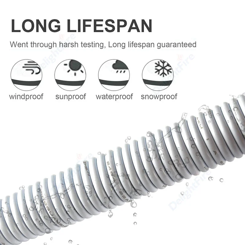 Cable eléctrico de 3 núcleos y 12V, 28 26 24 16 14 18 22 20 AWG, Cable redondo de cobre estañado para tira de luces LED automotrices, Audio de altavoz - imagen 2