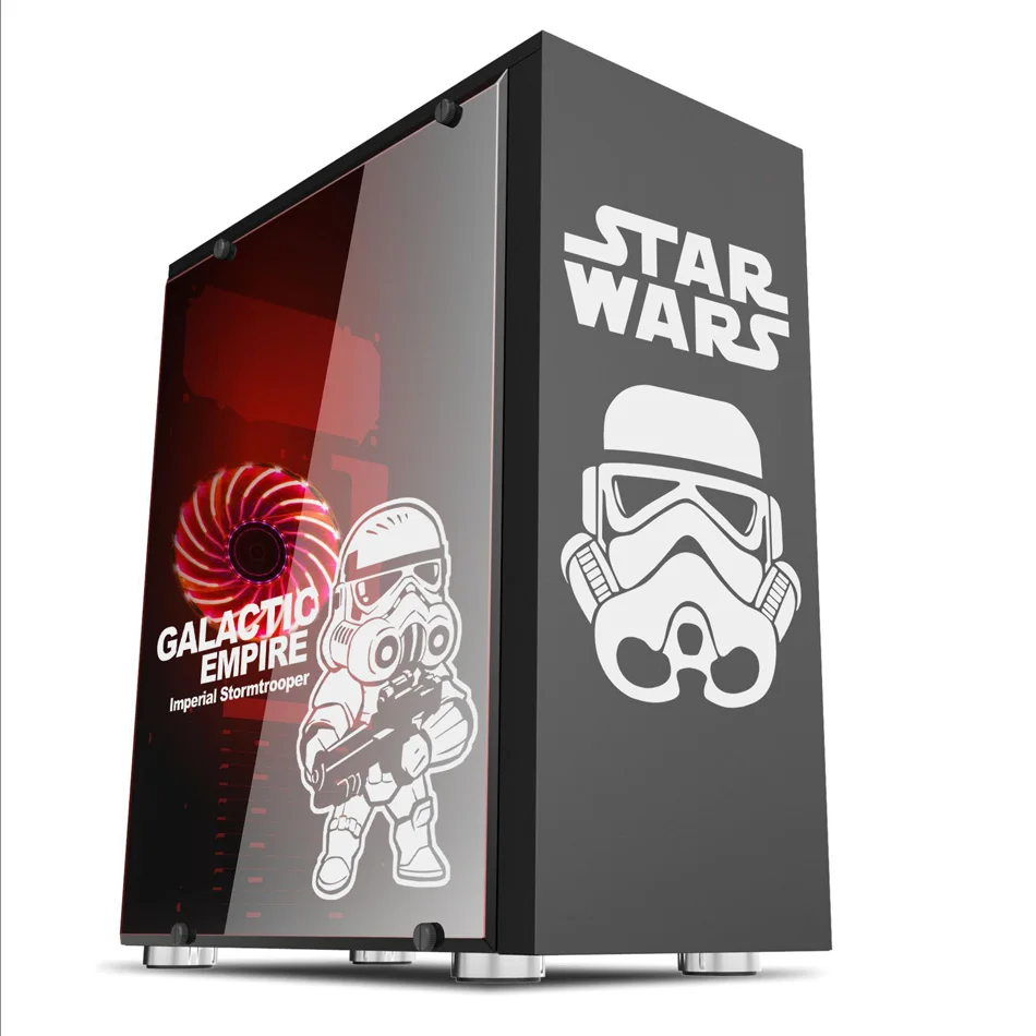 Pegatinas de dibujos animados de películas clásicas para funda de PC, calcomanías de Graffiti de decoración de vinilo de personalidad para piel de chasis de computadora Atx - imagen 2