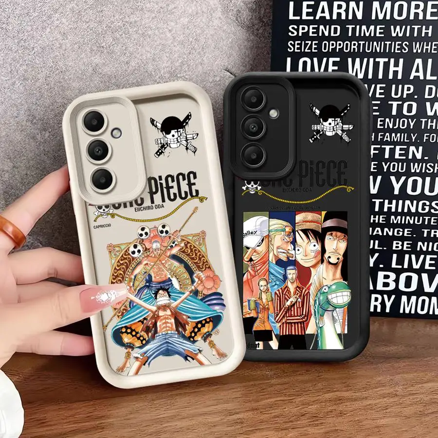 Funda de teléfono de Anime o-one Pieces para Samsung Galaxy A14, A13, A12, A23, 4G, A34, A33, A24, A32, 5G - imagen 3
