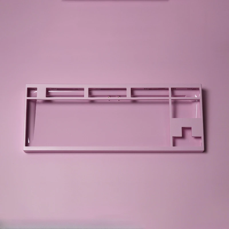 Kit de teclado mecánico monomodo con cable de 87 teclas, moldeado por inyección de PC, soporte de corte flexible a través de accesorios de teclado RGB personalizados - imagen 4