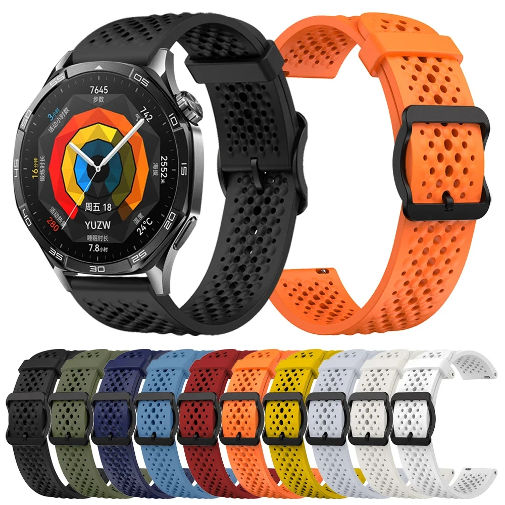 Correa de silicona para reloj HUAWEI GT 5, correa de 46mm GT5 Pro GT 4 GT 3 GT 2 SE HONOR Magic Watch 4 GS, pulsera de repuesto