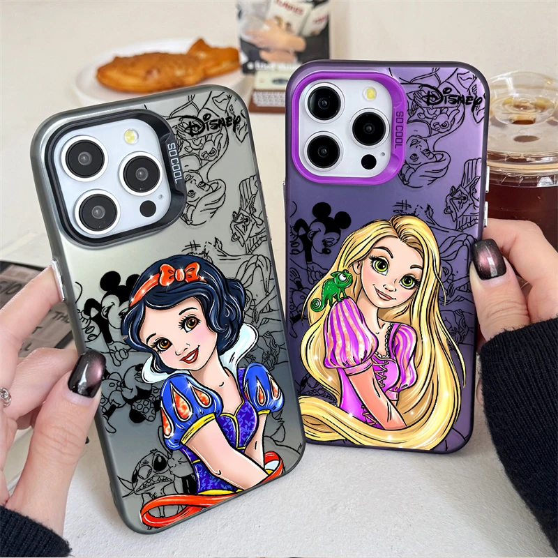 Funda de princesa Rapunzel de Disney para Samsung Galaxy S23 S24 S25 S22 Ultra S21 Plus FE A56 A36 A26 5G A16 A06 4G Note 20