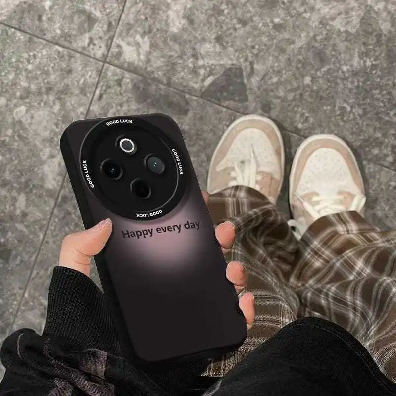 Para OPPO Find X8 Pro funda de moda suave de silicona gradiente funda protectora trasera para OPPO Find X8 X8Pro carcasa de cubierta completa - imagen 4