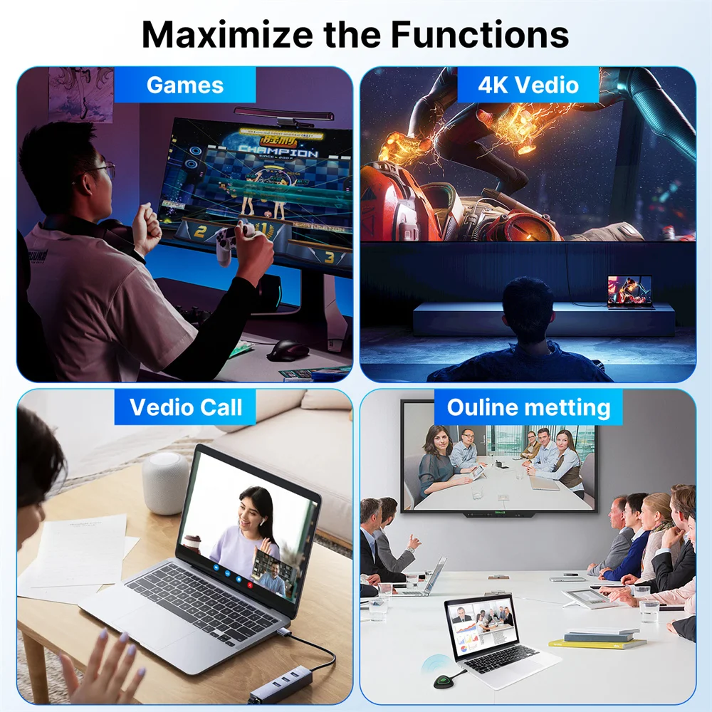 WiFi 6 AX900 BT 5,4 USB WiFi adaptador USB WiFi Dongle Bluetooth 5,4 banda Dual 2,4G/5GHz para Win10/11 portátil de escritorio - imagen 4