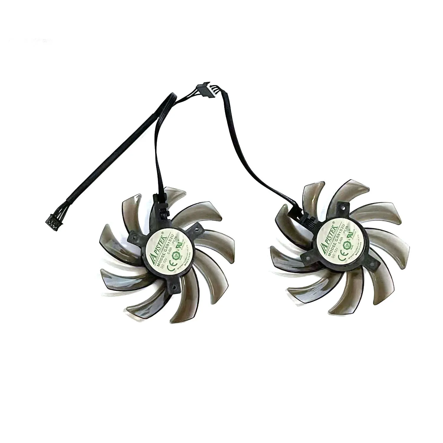 Nuevo ventilador GPU 85MM 4PIN DC 12V 0.4A GA91S2U GTX1060 1070TI para reemplazo de tarjeta gráfica PNY Geforce GTX1060 1070ti V2 - imagen 4