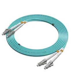Cable Fibra Óptica OM3 LC-LC Multimodo Dúplex 10G Aqua UPC