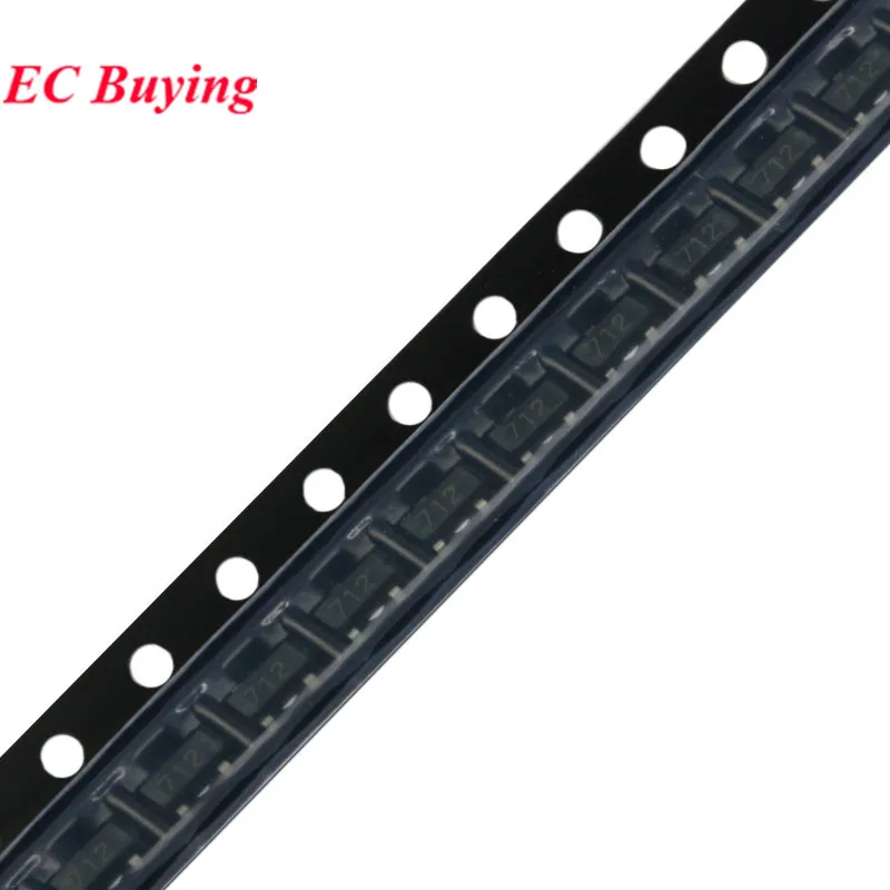 10 UDS-100 Uds SM712.TCT SM712 712 SOT23 PSM712-LF-T7 SOT-23 televisores asimétricos RS485 7/12V diodo de protección contra rayos y estática - imagen 4