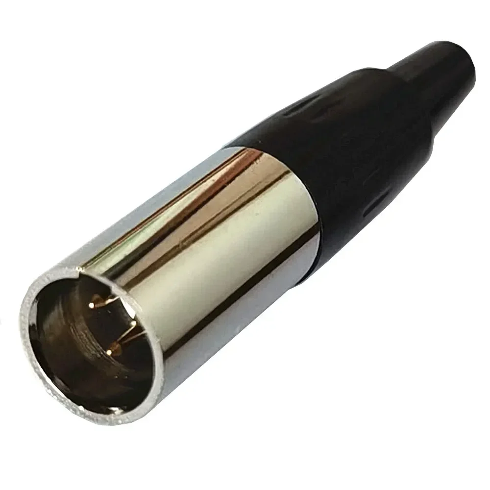 Conector Mini XLR de 3 pines, adaptadores de micrófono de Audio con enchufe, montaje en chasis, Mini conector XLR de 3 pines para micrófono profesional - imagen 5