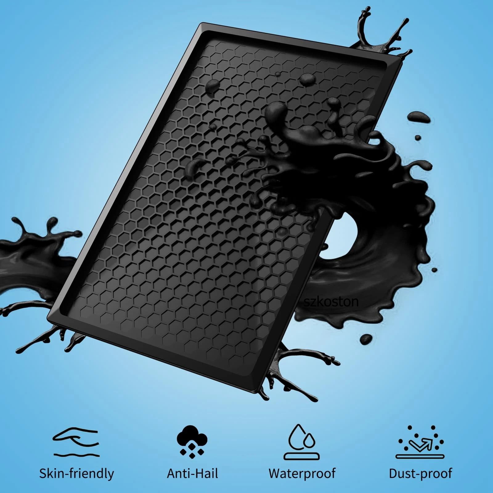 Funda protectora de silicona para Starlink Gen 3, funda protectora de granizo para Starlink, carcasa estándar, resistente al agua, rocas/arena/algan - imagen 2