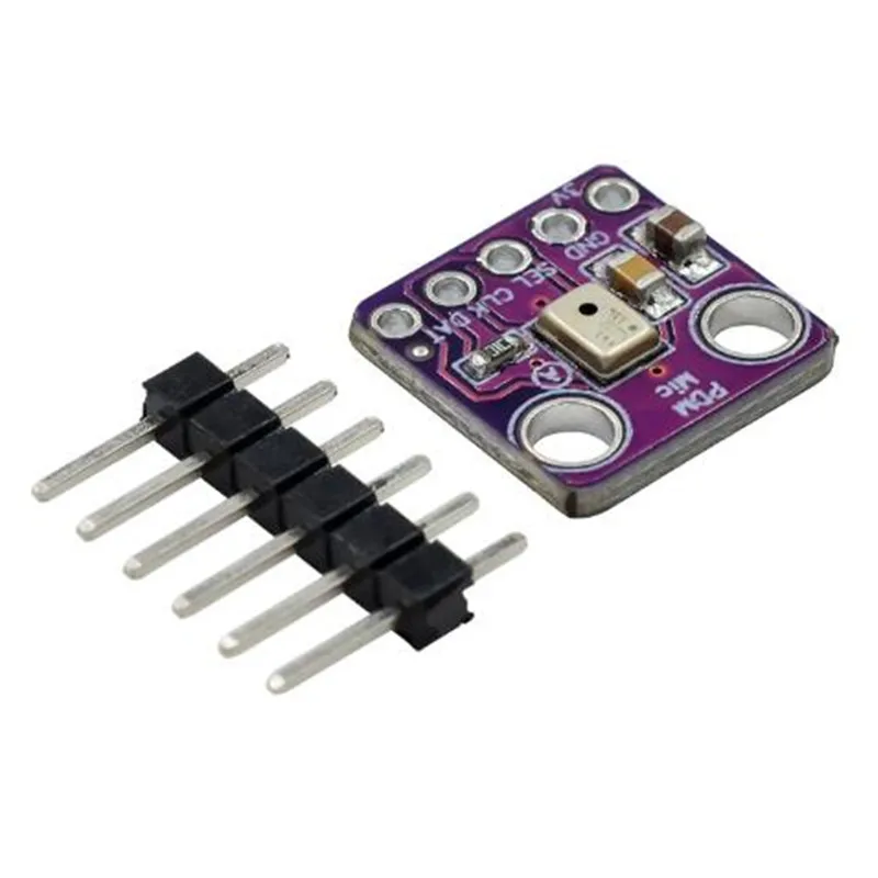 Módulo de micrófono MEMS Digital MP34DT01 PDM, salida de modulación de densidad de pulso Simple, micrófono omnidireccional pequeño, 1 Uds. - imagen 3