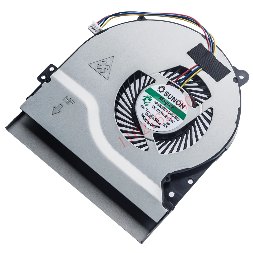 Nuevo ventilador de refrigeración de CPU para ordenador portátil Compatible con ventilador serie ASUS X450V X550C X550V X450C X550L A450C K552V A550V - imagen 2