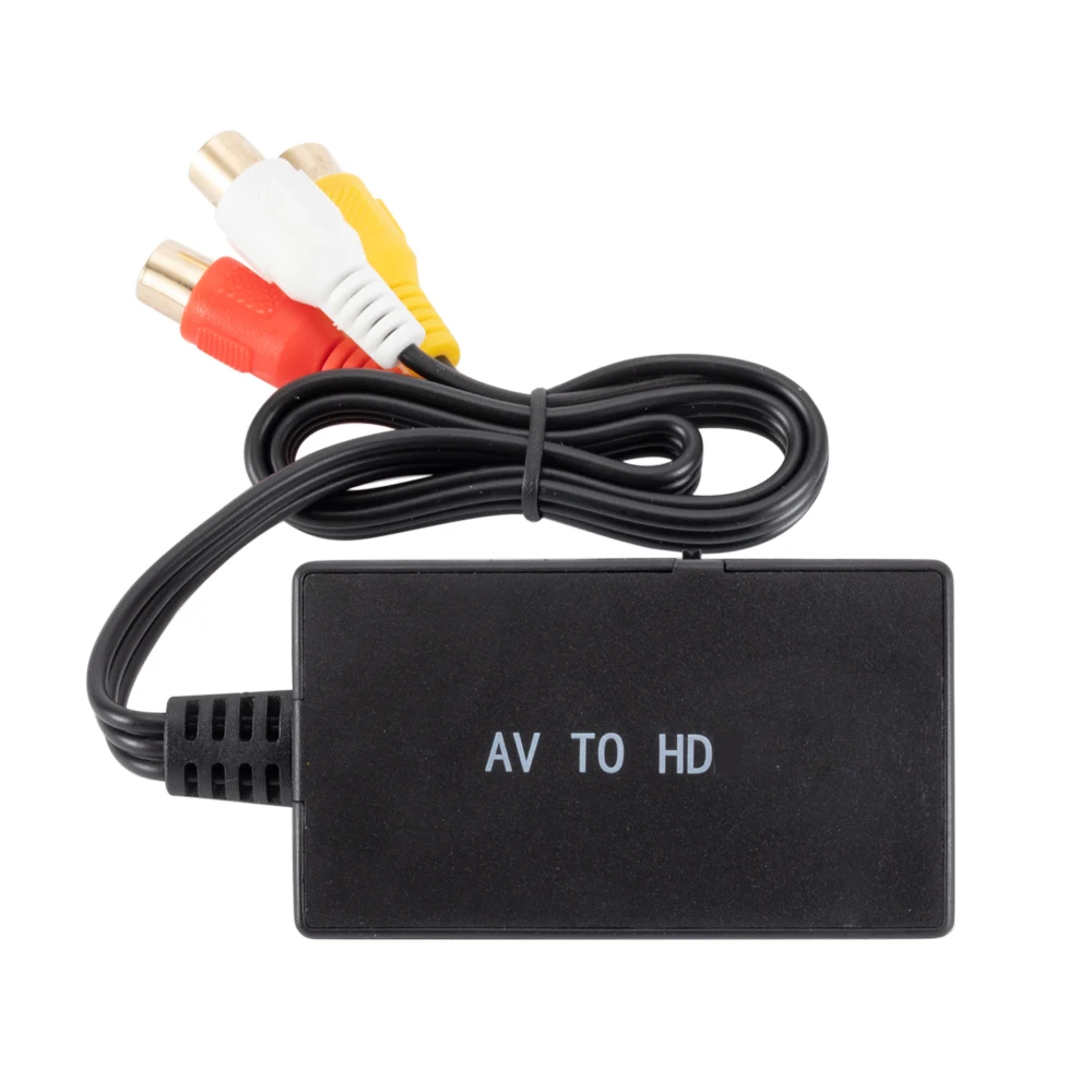 Convertidor adaptador compuesto de vídeo AV a HDMI, compatible con RCA a HDTV con Cable USB, adaptador AV CVBS para PS1/2/3 Xbox One N64 - imagen 5