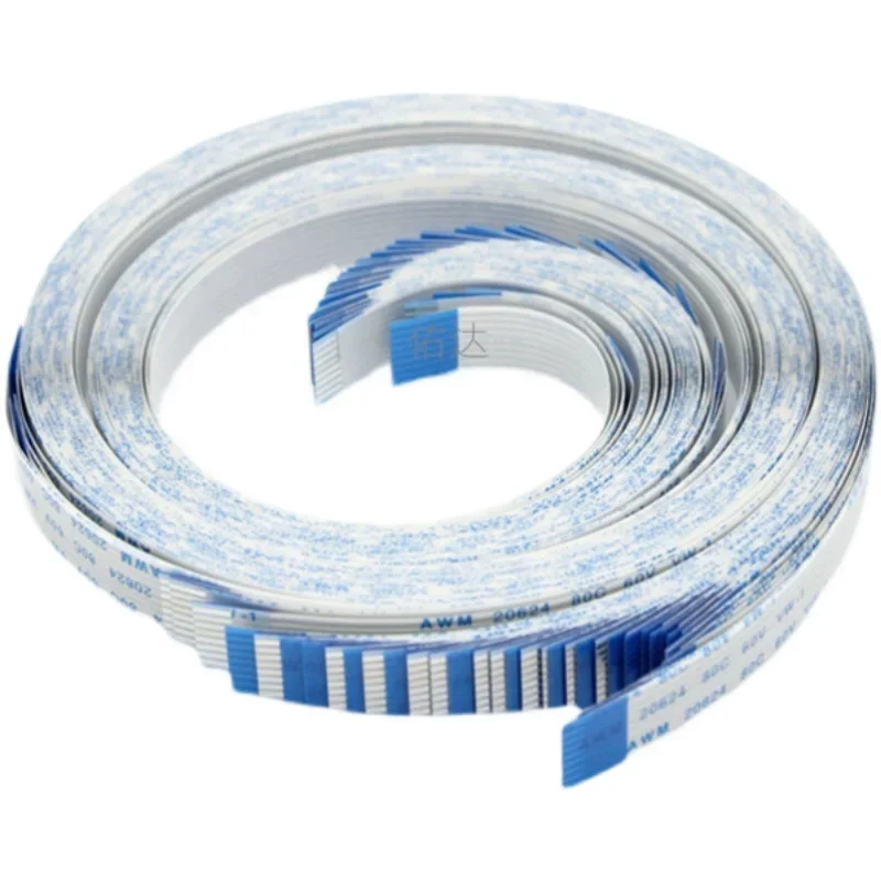 FPC FFC 600/800mm/1500mm AWM 20624 80C 60V VW-1 Cable plano Flexible tipo A/B Cable de cinta 4P/6/8/10/12/14/16/20/26/30/40/50/60Pin