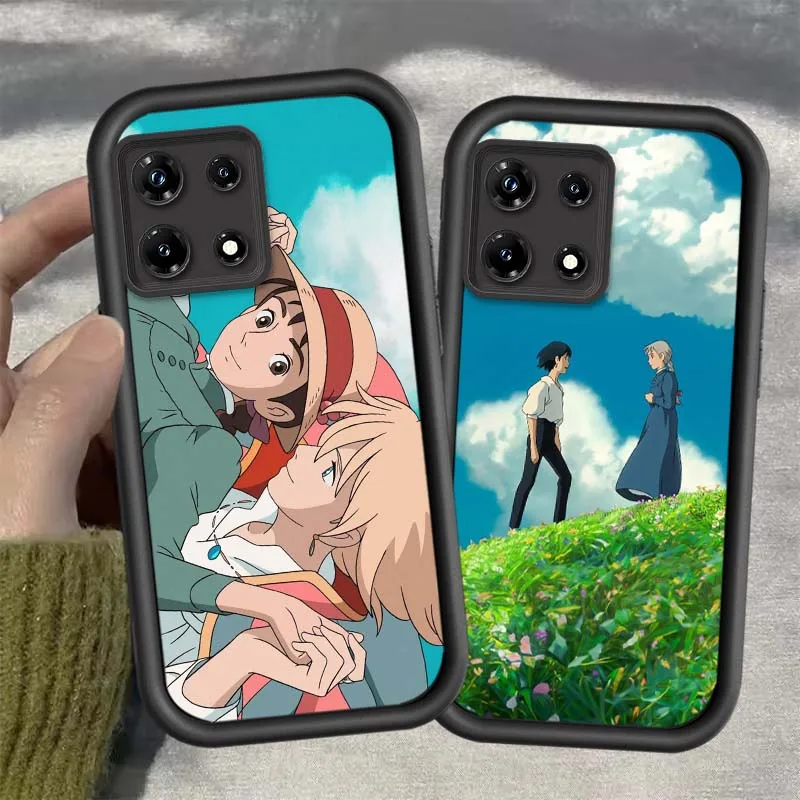 Castillo de corte Anime para Infinix Tecno Pova Spark 3 4 5 6 Go 7 7T 10 10C 20 20C 30 30C Pro Plus Neo Eye escalera funda de teléfono - imagen 4