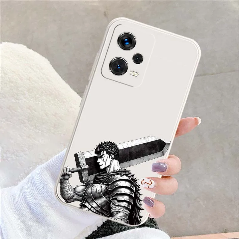 Funda de Anime Berserk para Xiaomi Redmi Note 11 11E 11R 11S 11T 10 10S 9 9S 9T 8 8T 7 6 5 Lite Pro - imagen 3