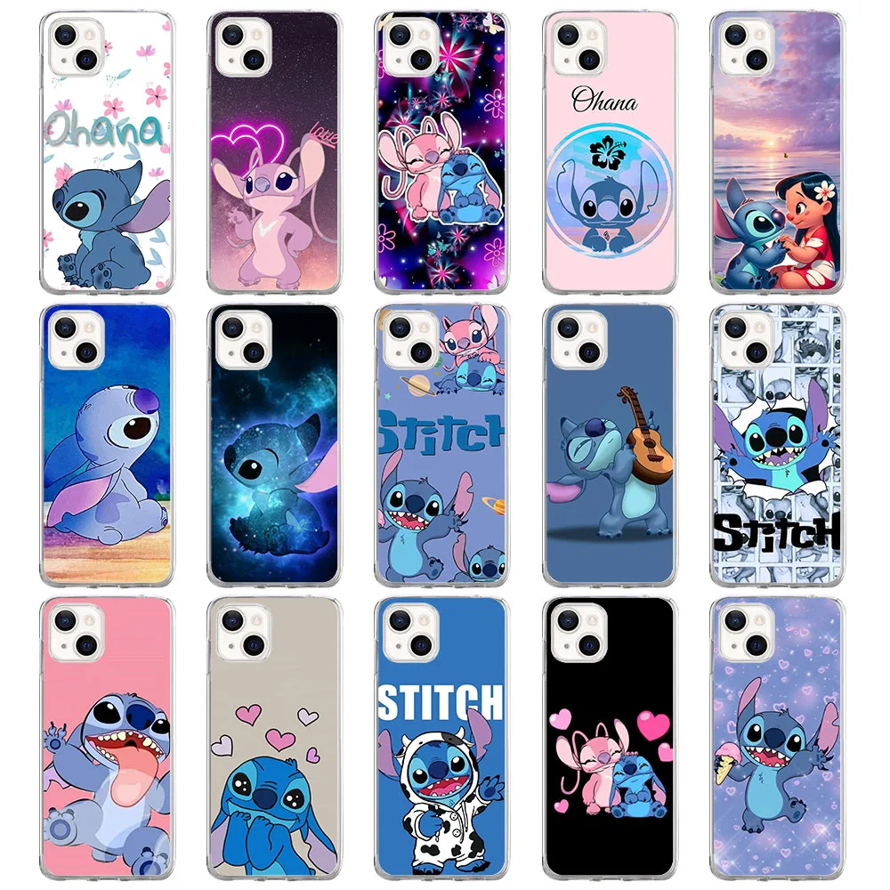 BY-67 Stitch-funda blanda para Realme, C30S, C35, C55, 3, 5, 7, C1, 9, 10, Narzo 50, 50a, Prime Pro Plus