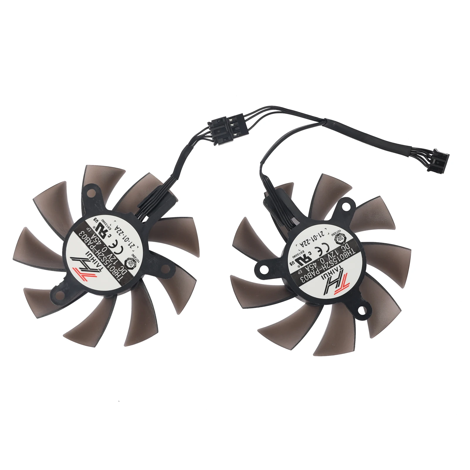 Para Palit GTX 1630 Dual GTX 1650 SUPER GP ventilador para tarjeta de vídeo enfriador 75MM TH8015S2H-PAB03 GTX1630 GTX1650 ventilador de refrigeración para tarjeta gráfica - imagen 3