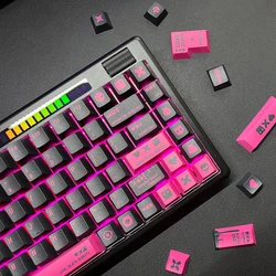 Keycaps KCA Love Death Robots – Perfil Cherry PBT Cinco Lados para Teclado