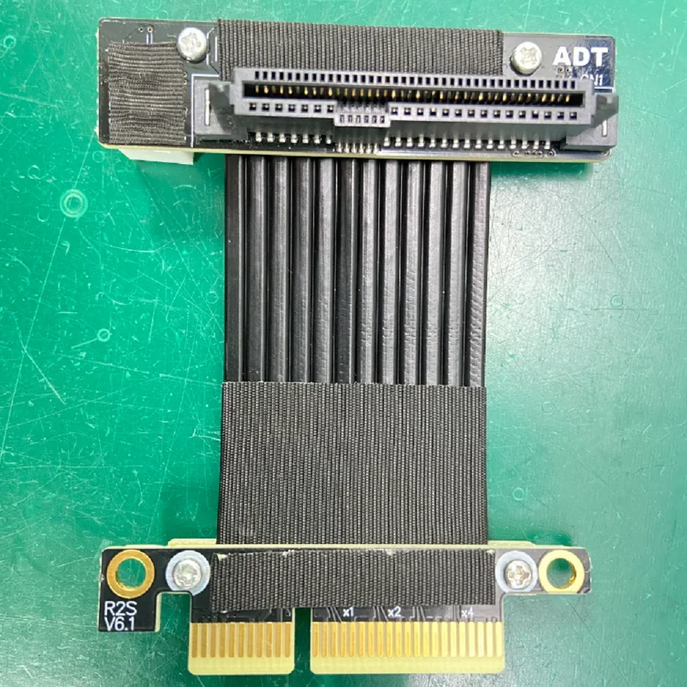 64Gbps Riser U.2 interfaz U2 a PCIE 4,0 X4 SFF-8639 NVMe unidad de estado sólido SSD extensión de transferencia datos Gen4.0 Cable PCIe 4x U2 - imagen 3