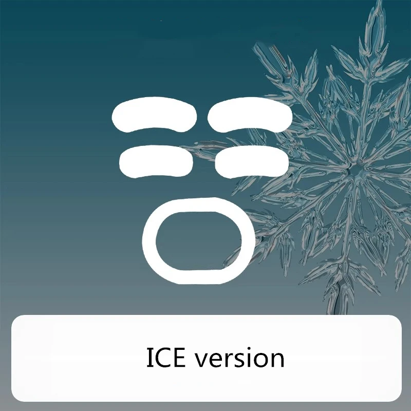 1 Juego de patines de ratón ultrafraglide para Angry Miao AM Infinity Control de ratón velocidad pies silencioso versión ICE ratones deslizan PTFE 0,75mm - imagen 2