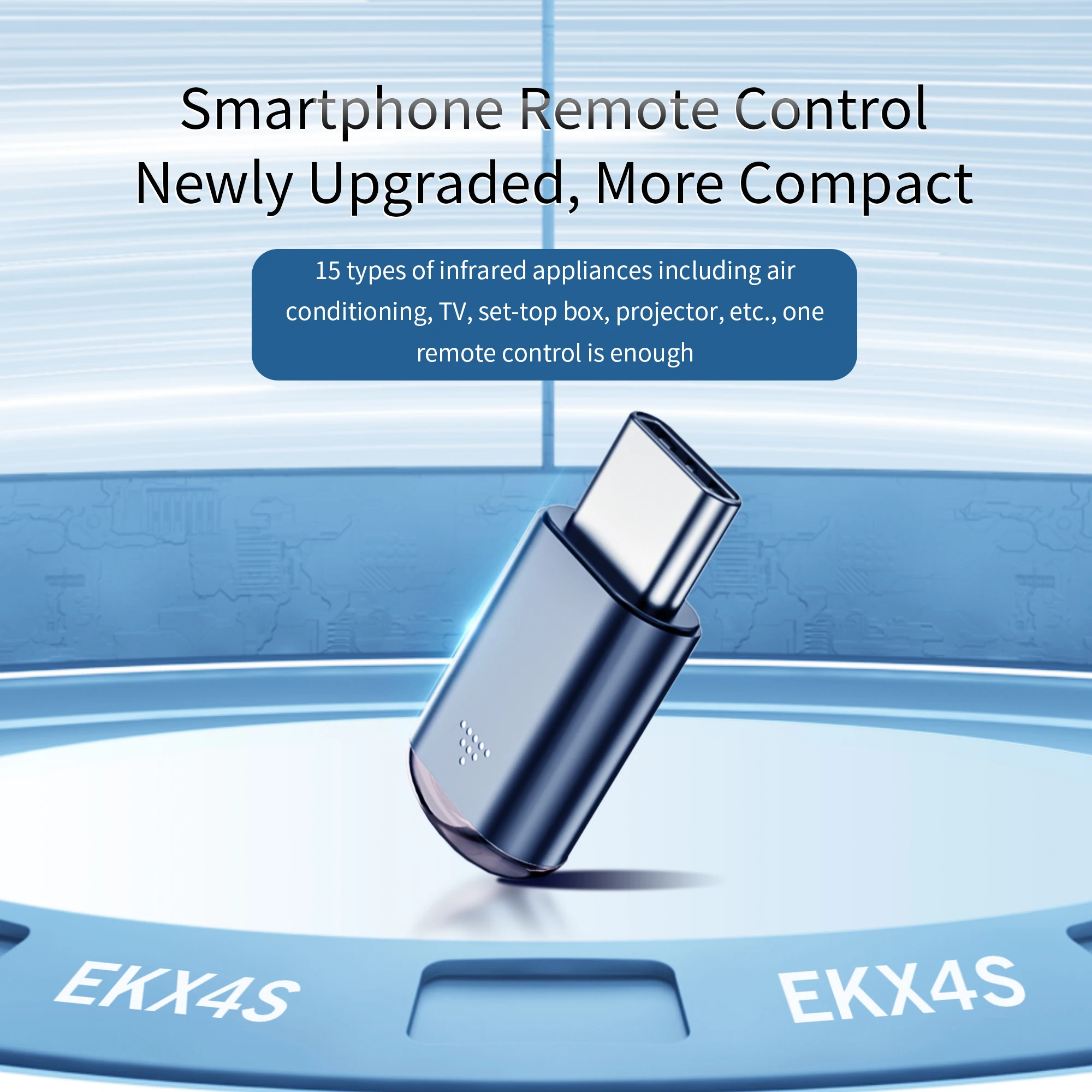 Adaptador de transmisor infrarrojo para teléfono inteligente tipo C, adaptador de Control de aplicación inteligente, control remoto por infrarrojos adecuado para televisión - imagen 2