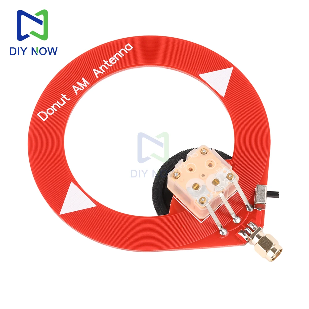 SW Antena de onda corta AM Antena FM mediana Antena de onda Antena de recepción de banda ancha Módulo de antena Mini bucle Módulo de antena Donut - imagen 4