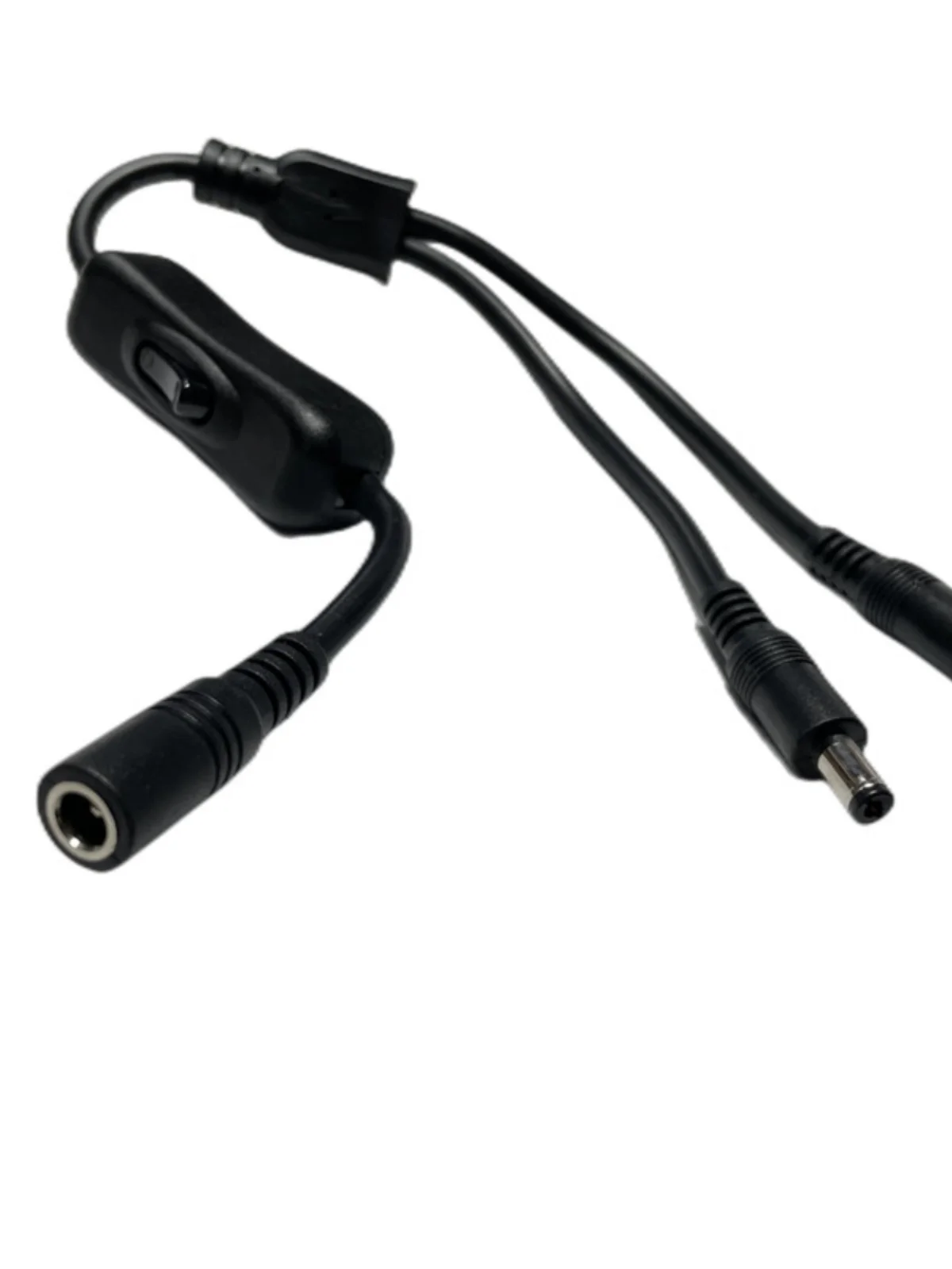 Divisor de CC Cbles DC5.5 x 2,1mm con cable de alimentación Swtich para adaptador de carga 18awg Minitor para luz Led 30cm toda la potencia de cobre - imagen 4