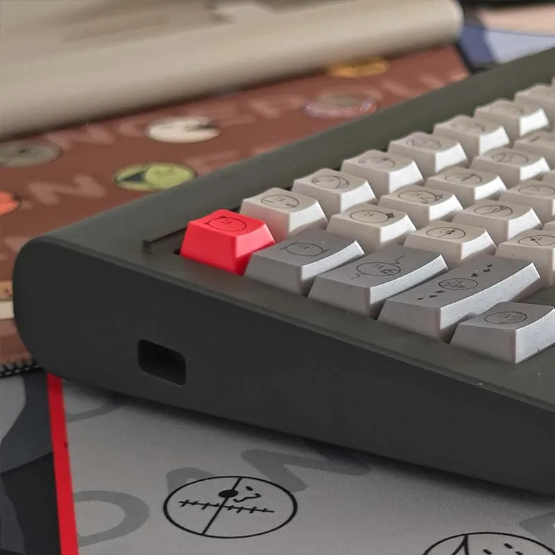 Moscas no tierra en huevos sin grietas, juego de teclas temáticas, sublimación de perfil de cereza PBT, accesorios originales personalizados hechos a mano - imagen 5