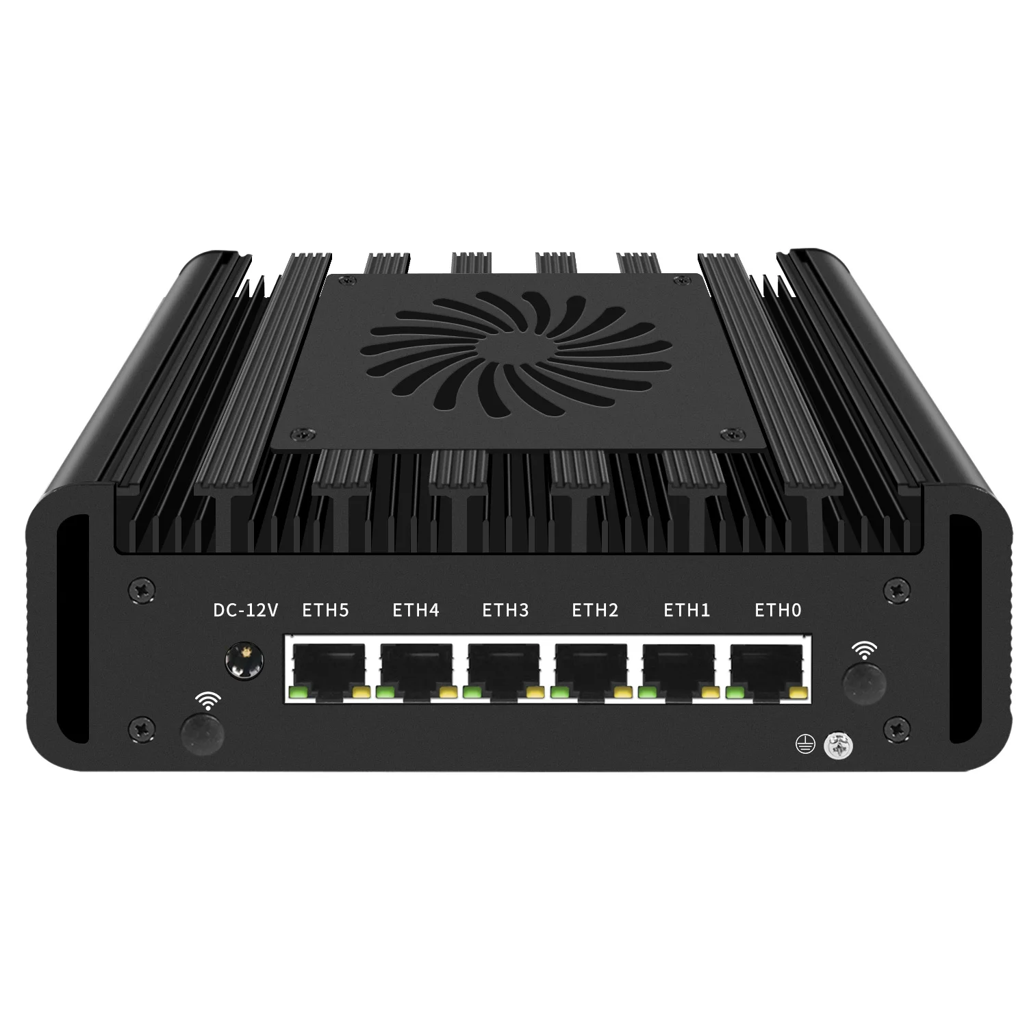 BKHD fábrica Mini enrutador Ultra7 165H 135H 155H 185H 12 núcleos 6 * RJ45 4G WIFI GPU NUP Ai Proxmox PVE personalización para 1 Uds/sin cantidad mínima de pedido - imagen 3