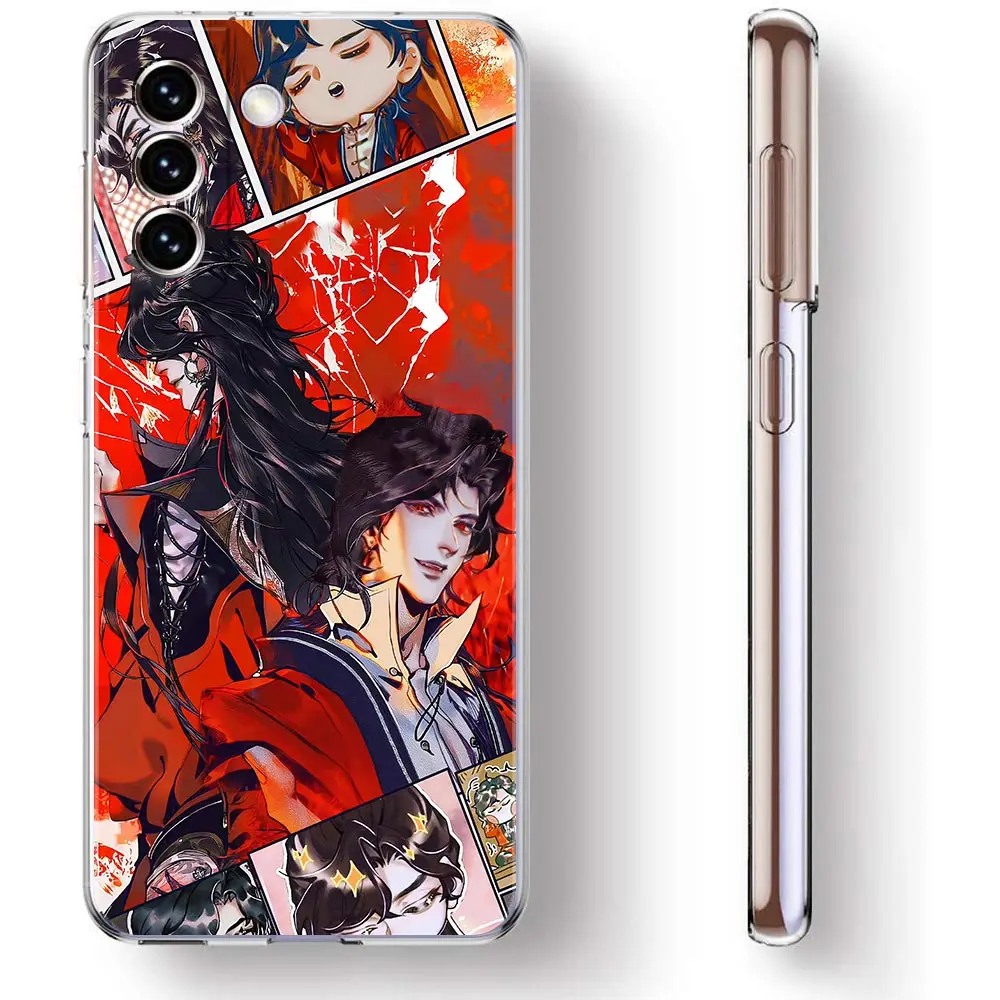 Tian Guan Ci Fu funda de teléfono a prueba de golpes para Samsung Galaxy S23 Ultra S22 5G S20 S21 FE 5G S10E S9 S8 S10 Plus, funda de silicona transparente - imagen 4