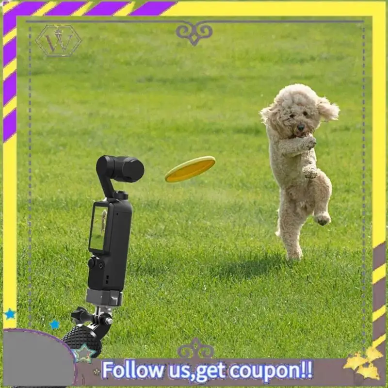 Nueva Base de carga para DJI Pocket 3 tipo C 1/4 adaptador de montaje cámara cardán portátil para DJI OSMO Pocket 3 Camra Accesorios - imagen 4