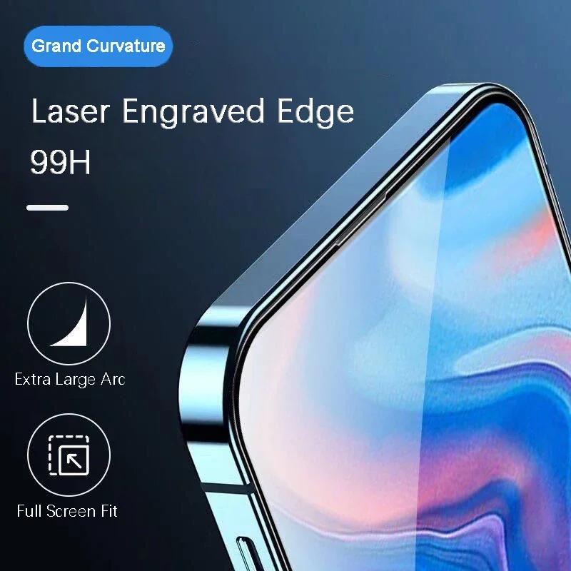 Protector de pantalla de vidrio templado para Realme GT Neo 5 5G, película de cubierta completa a prueba de explosiones, excelente tallado, 99H, 240W - imagen 4