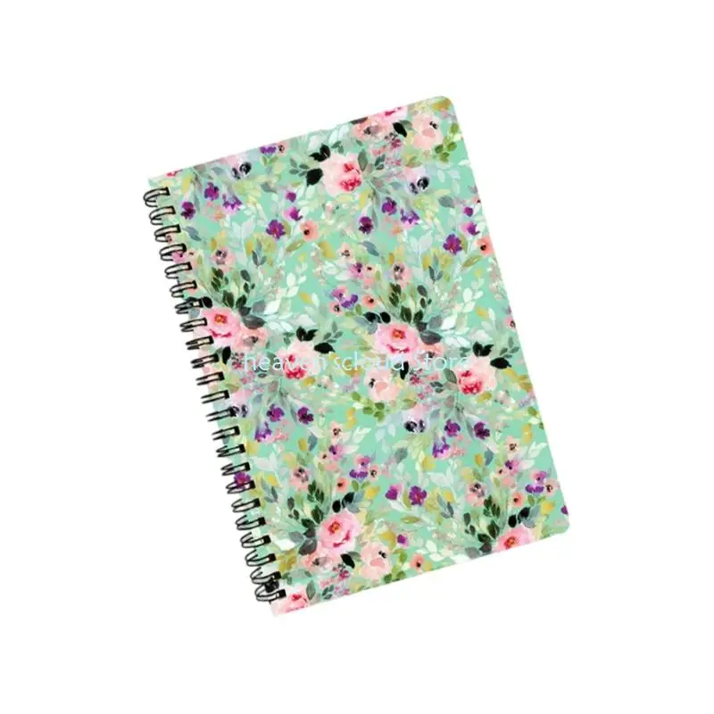Y88B A 5 Notebook 5 Journal Grueso cuaderno papel Spirals Notepads Papelera papelería - imagen 4