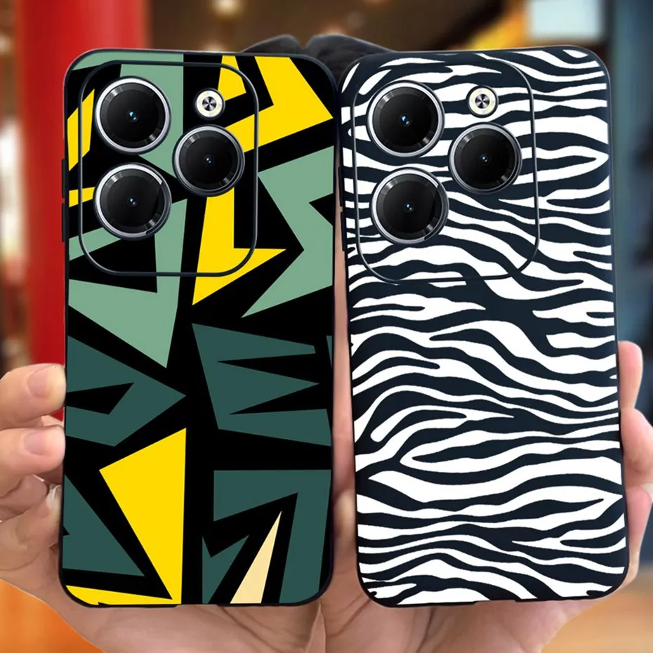 Funda de gelatina con estampado para Infinix Hot 40, funda de silicona suave para teléfono, a la moda, 2023 - imagen 4