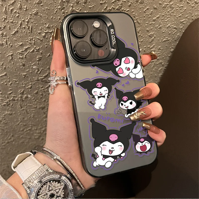Funda bonita Kitty Kuromi para Vivo V30 V29 Lite V21E V25 V25E V20 V27 V23 Pro V23E V27E Y02 Y03 Y75 Y91C Y30 Y93 Y91 Y95 Y100