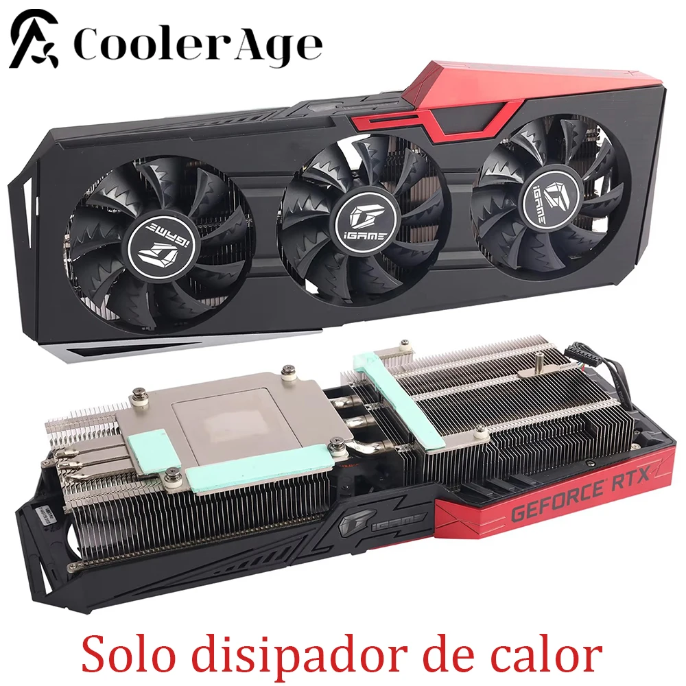 Para disipador de calor de tarjeta de vídeo RTX 2060 2070 Ultra OC colorido 75MM RTX2060 RTX2070 disipador de calor de refrigeración de tarjeta gráfica - imagen 2