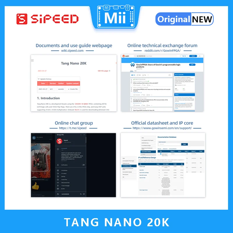 Placa de desarrollo Sipeed Tang Nano 20K FPGA, reproductor de juegos Retro RISCV Linux - imagen 2