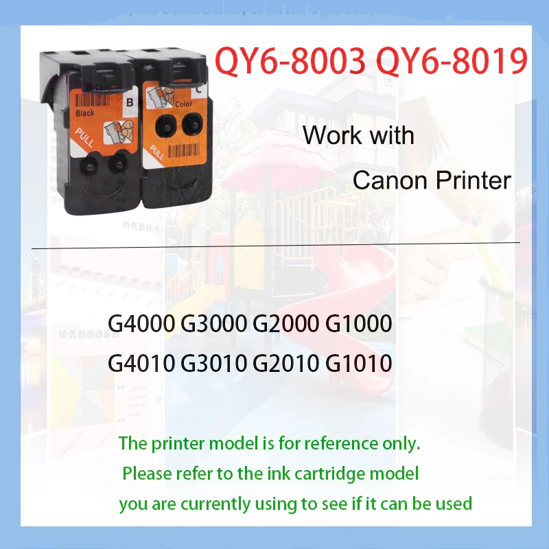 Cartucho de cabezal de impresión QY6 8019 8003 BH-7 CH-7 para impresora Canon Pixma G4000 G4010 G3000 G2000 G1000 G1010 G2002 G3010 G2010 - imagen 3