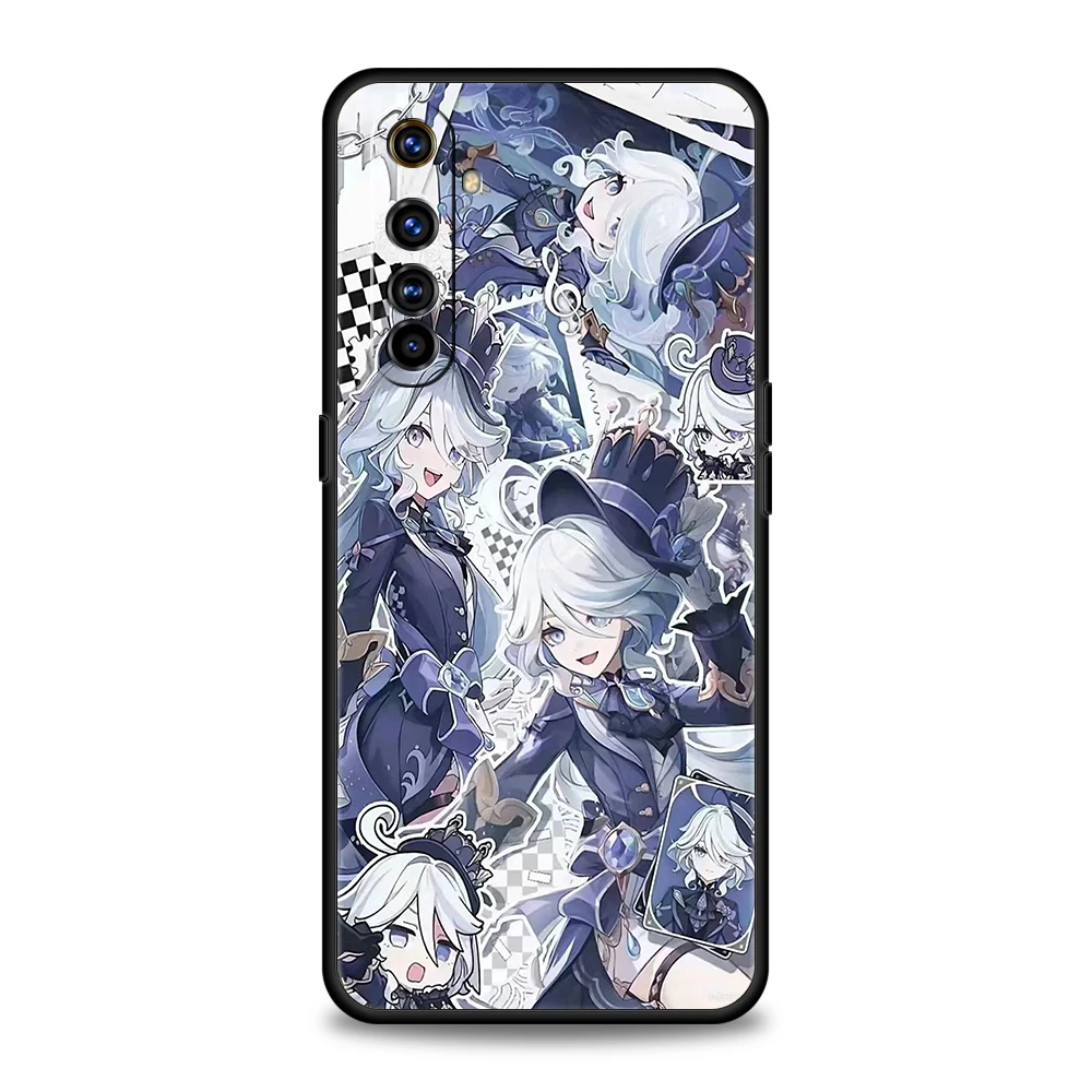 Genshin-funda de teléfono Furina de impacto para Realme 13 12 11 10 9 8 5G 7 C25 C35 GT5 GT3 GT2 Pro Plus para Realme GT Neo 2 3 3T 5 - imagen 3