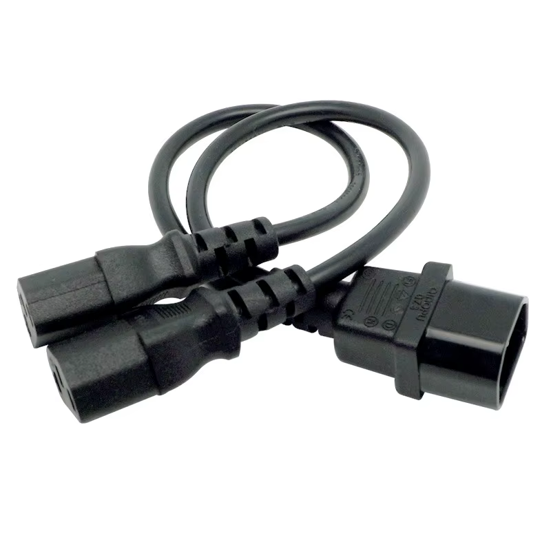 Cable Divisor C14 Macho a Doble C13 Hembra – 30 cm - imagen 2