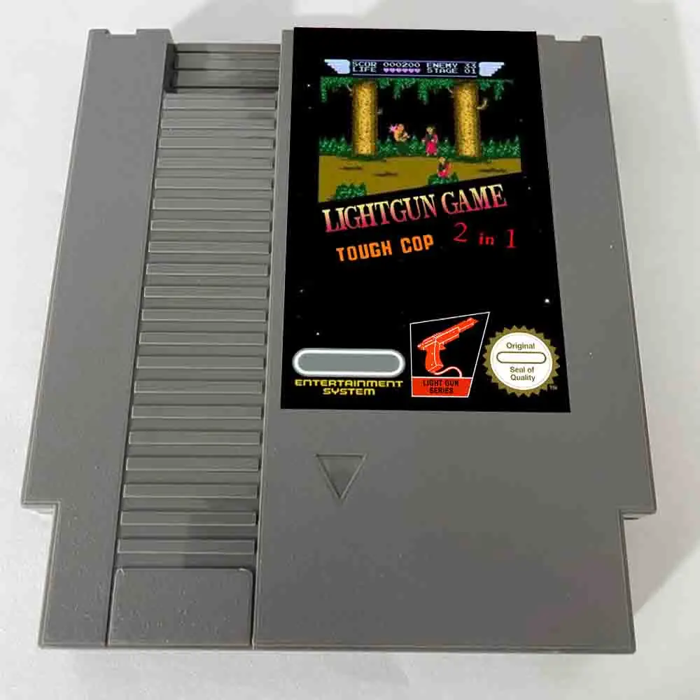 Lightgun Game 2 en 1- Tough Cop + Super Tough Cop - Cartucho de juego NES de 8 bits para NES Game Cosnole - imagen 3
