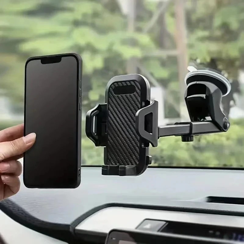 NUEVO soporte universal para teléfono de coche con ventosa 360 °   Soporte móvil del soporte celular del tablero del coche del parabrisas para los teléfonos inteligentes - imagen 2