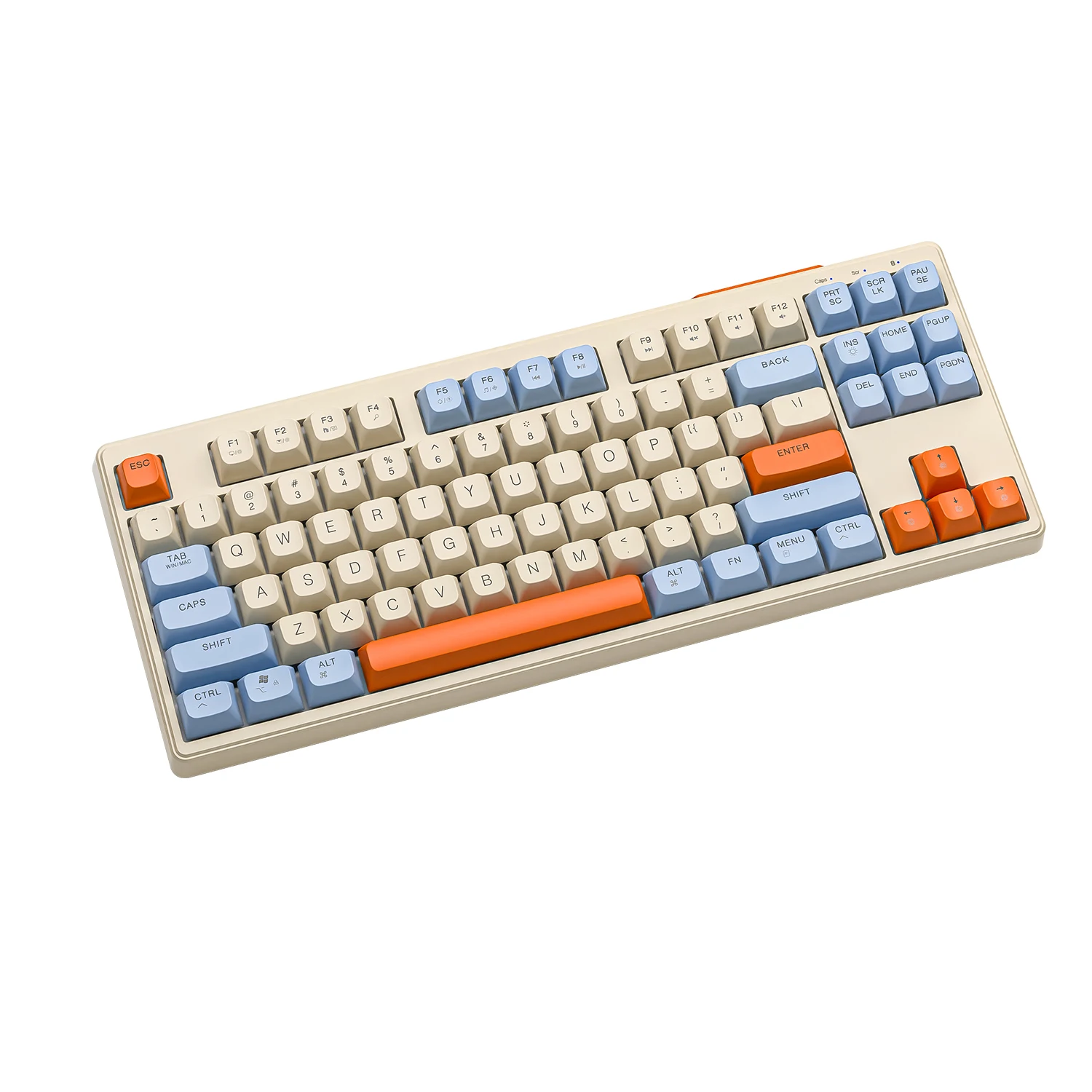 Teclado mecánico inalámbrico M87 modo Dual, sensación táctil silenciosa, retroiluminación RGB para juegos, teclas PBT duraderas para PC, portátil, oficina - imagen 3