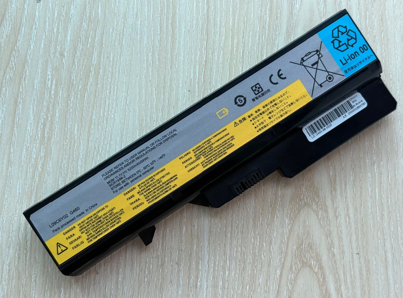 Batería L09L6Y02 G460 para Lenovo IdeaPad G560 Z370 B570 B575 V470 G475 G565 L09M6Y02 L10C6Y02 B480 G560E portátil - imagen 5