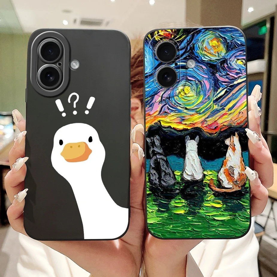 Para Apple iPhone 17 Pro Max funda lindo gato dinosaurio dibujos animados funda de silicona suave para iPhone 17 Air iPhone17 Pro Max 5G Fundas - imagen 4