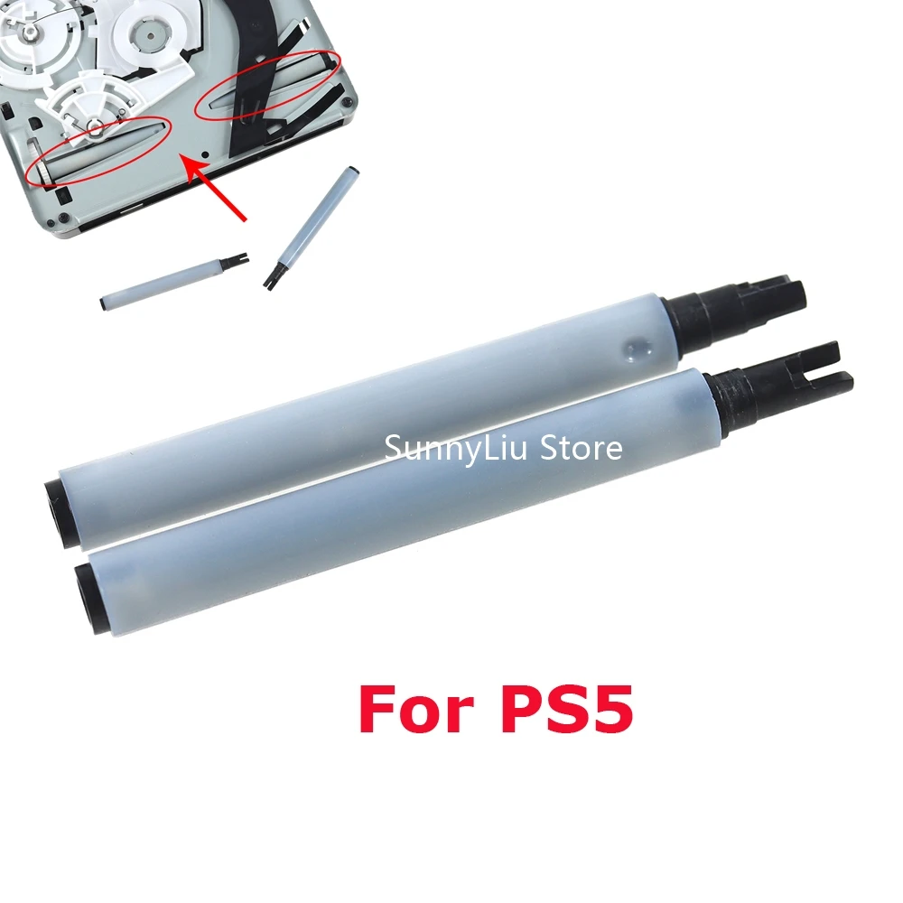 Juego de rodillos de rodamiento para PS5, eje de transmisión de DVD, bisagra de plástico, piezas de reparación de eje deslizante para consola PS5, 1 Juego