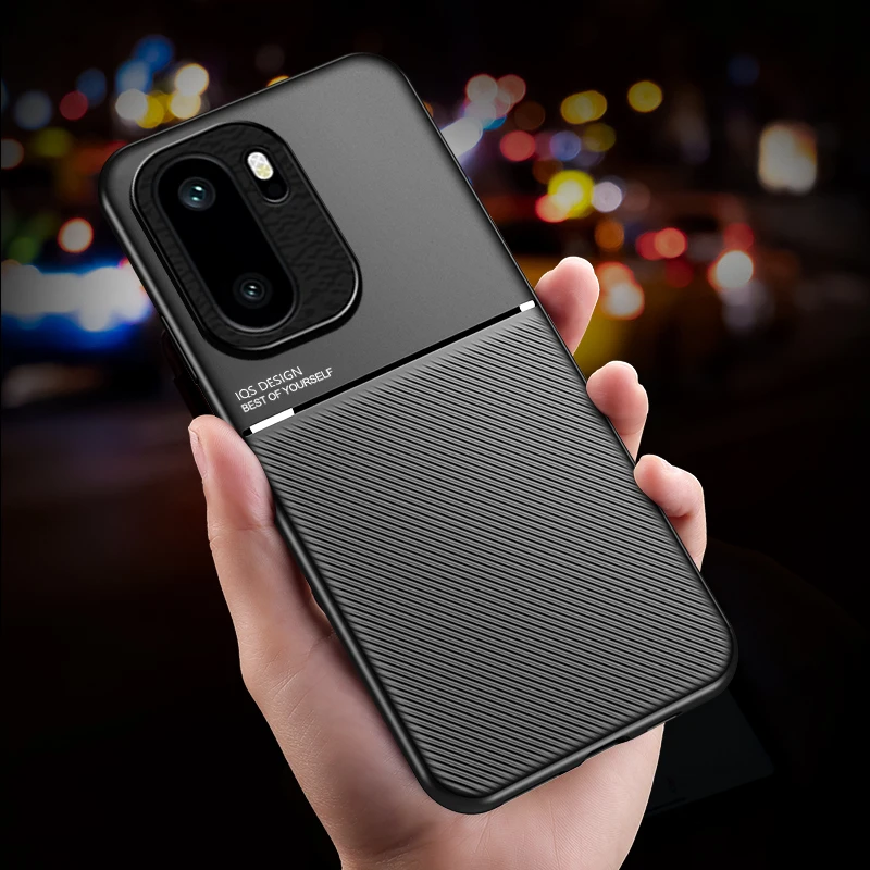 Funda para Oneplus ACE6 textura de cuero magnética delgada estilo de negocios cubierta mate para Oneplus ACE6 1 + ace6 parachoques a prueba de golpes - imagen 2